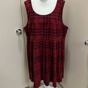 Torrid plaid sleeveless dress